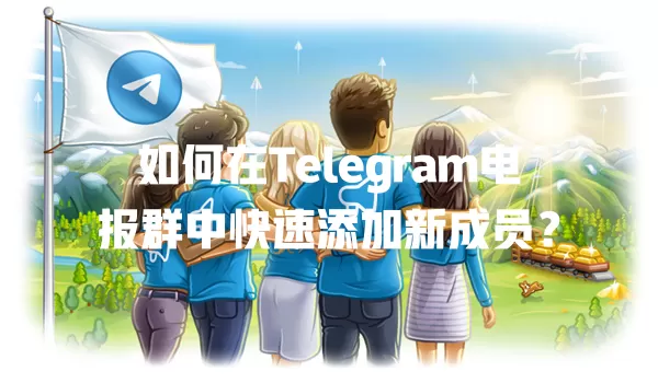 如何在Telegram电报群中快速添加新成员？ 一