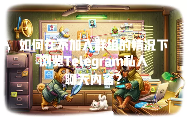 如何在不加入群组的情况下浏览Telegram私人聊天内容？ 一